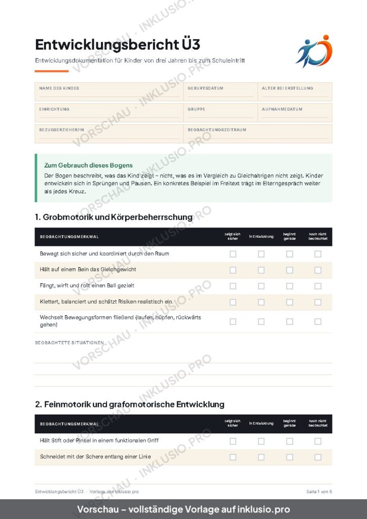 Vorschau der Vorlage Entwicklungsbericht Ü3, Seite 1