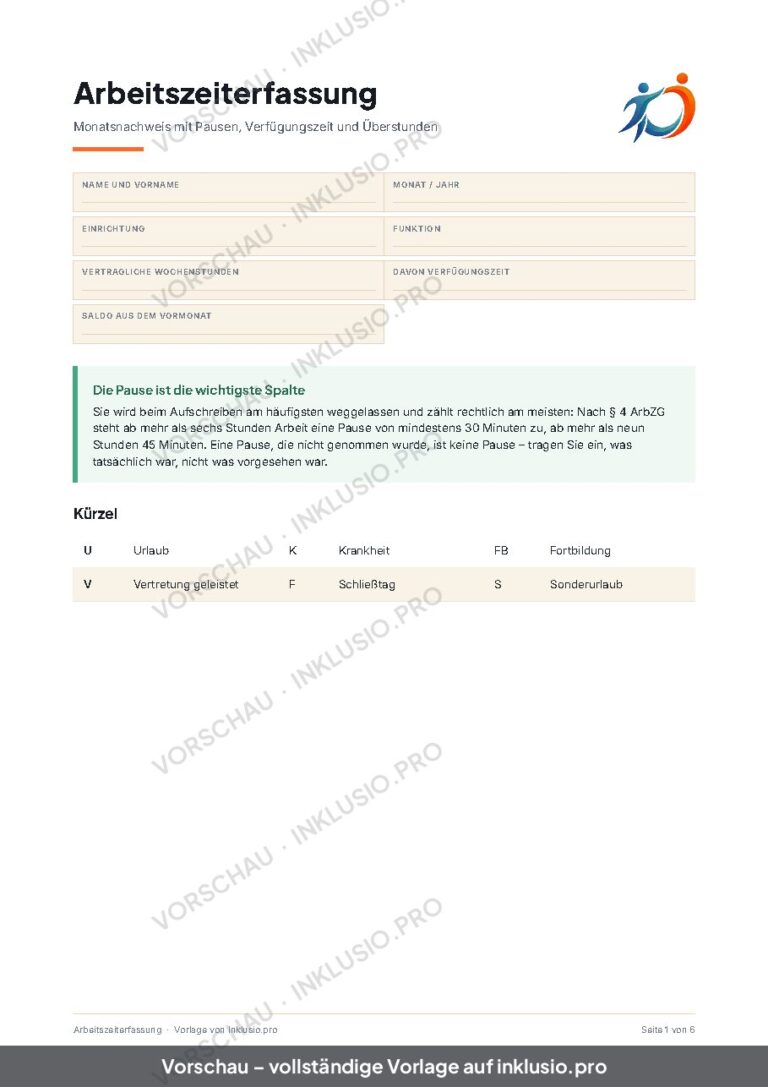 Arbeitszeiterfassung